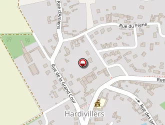 Carte de Gurdebeke à Hardivillers