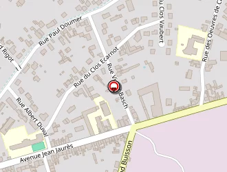 Carte de Salle Colette Besson à Chauny