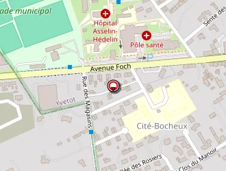 Carte de Delalandre à Yvetot