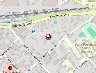 Carte de La Poste à Yvetot