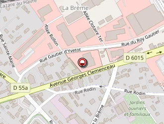 Carte de Secours Catholique à Yvetot