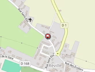 Carte de Godefroy Jacques à Réville