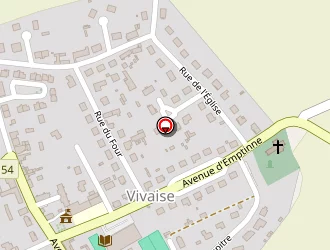 Carte de Ecole à Vivaise