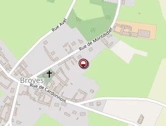 Carte de Ecole à Broyes