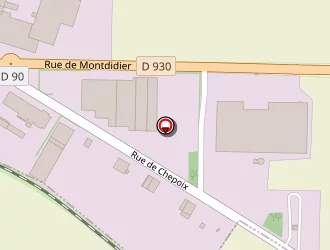 Carte de Constant Roussel à Breteuil