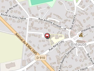 Carte de Sailly Michèle à Bréauté