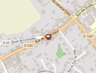 Carte de Thomas Hervé à Breteuil