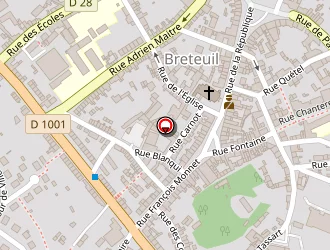 Carte de Binet Didier à Breteuil