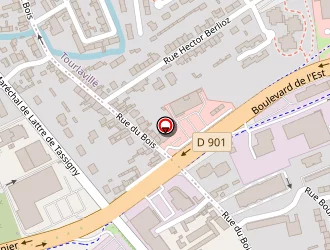 Carte de La Halle à Cherbourg-octeville