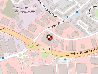 Carte de Tabur Electricité à Tourlaville