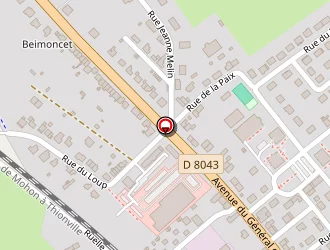 Carte de Conseil Général Des Ardennes à Carignan