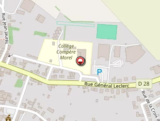 Carte de Collège Compère Morel à Breteuil