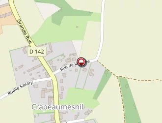 Carte de Place Communale à Crapeaumesnil