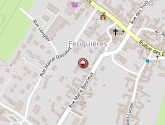 Carte de Devaux à Feuquières