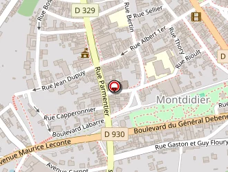 Carte de Ste Balland à Montdidier