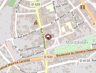 Carte de Bibard Guy à Montdidier