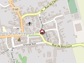 Carte de Ecole à Bucy-lès-pierrepont