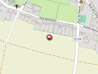 Carte de Place Communale à Écuvilly