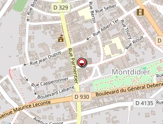 Carte de Voyer Guy à Montdidier