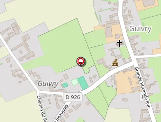 Carte de Cuvellier Roger à Guivry