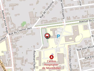 Carte de Croix Rouge à Montdidier