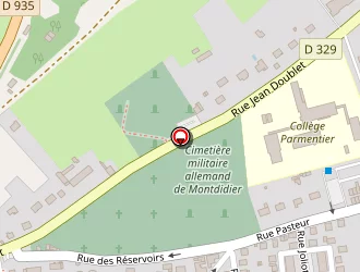 Carte de Prodestock à Montdidier