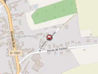 Carte de E.r.i.s.a.p à Esquennoy