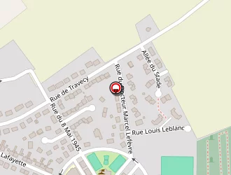 Carte de Stade Boulloche à Tergnier