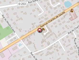 Carte de Lefébure Matériaux à Yerville