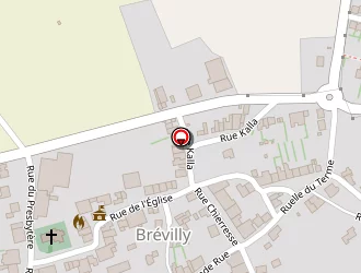 Carte de Sapeurs Pompiers à Brévilly