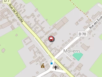 Carte de Estel Coiffure à Moliens