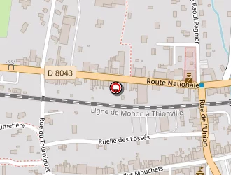 Carte de La Poste à Douzy