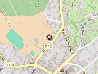 Carte de Garé Claude à Saint-saëns