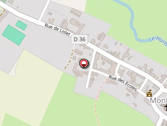 Carte de Béguin Benoît à Montloué