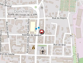 Carte de Dupire Evelyne à Donchery