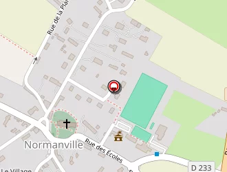 Carte de La Poste Agence Postale à Normanville