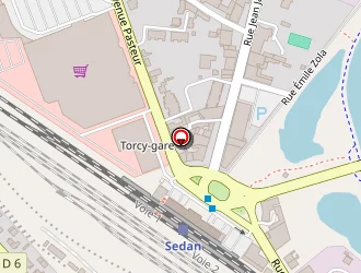 Carte de Centre Educatif Professionnel à Sedan