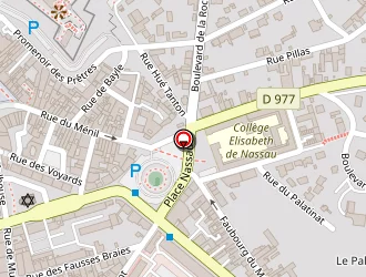 Carte de Bar Nassau à Sedan