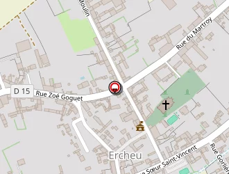 Carte de Deken Bernard à Ercheu