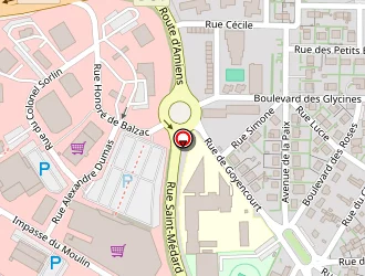 Carte de Pharmacie Du Marche à Roye