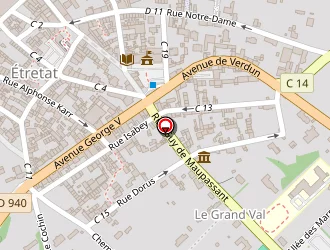 Carte de Capron Jacques à Étretat