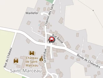 Carte de Beltene à Saint-marceau