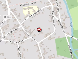 Carte de Broyez Nicole à Vendeuil