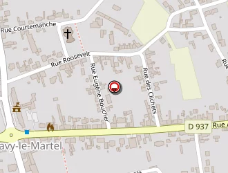 Carte de Salle Polyvalente à Flavy-le-martel