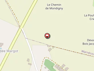 Carte de Pouspin Colette à Mondigny