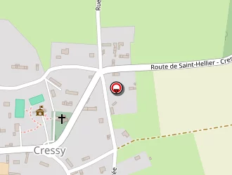 Carte de Boutin à Cressy