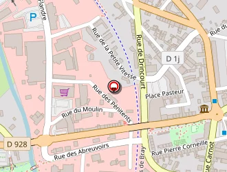 Carte de Guérard (ets) à Neufchâtel-en-bray