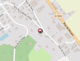 Carte de Sane-serc à Toussaint