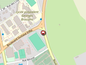 Carte de Complexe Tennis Club à Neufchâtel-en-bray