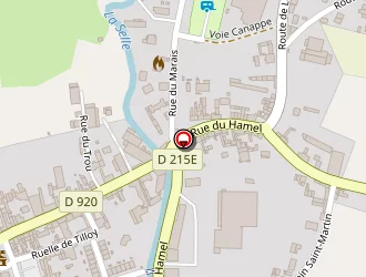 Carte de La Poste à Conty